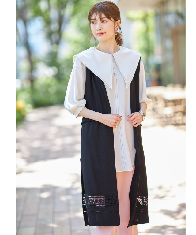 モチーフレースジレ※WEB Store限定販売