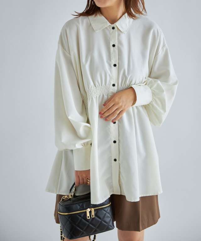 ウエストシャーリングシャツ※一部店舗のみ入荷