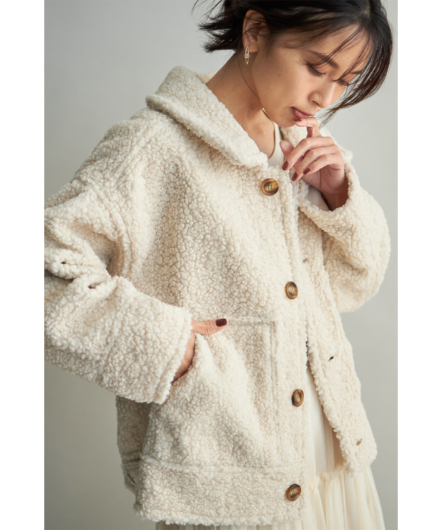 ♡ ETRE TOKYO フェイクムートンリバーシブルジャケット ♡ ETRE TOKYO フェイクムートンリバーシブルジャケット