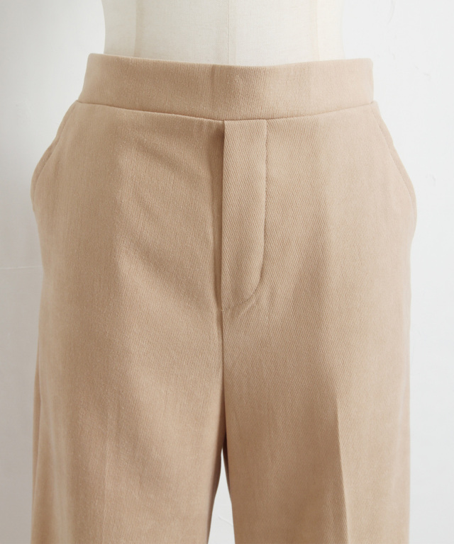 ストレッチセンタープレスフレアパンツ※一部店舗のみ入荷