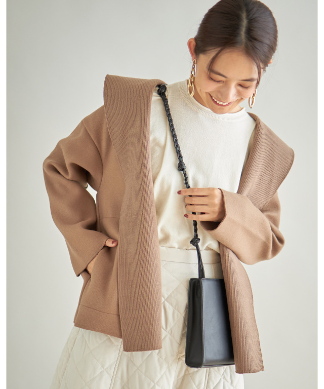 ニットダブルフェイスジャケット※一部店舗のみ入荷