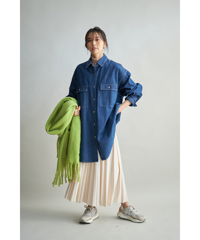 WEB限定】デニムシャツジャケット