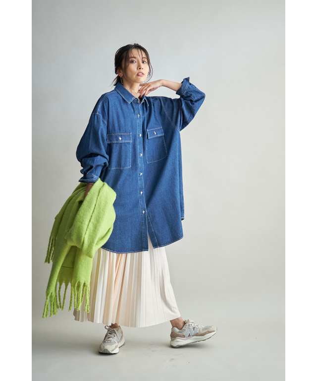 Chanel 25P printed washed denim blouse – Wararni.com