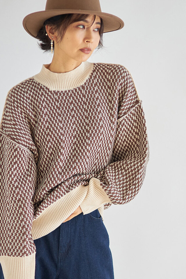 ケーブルニット