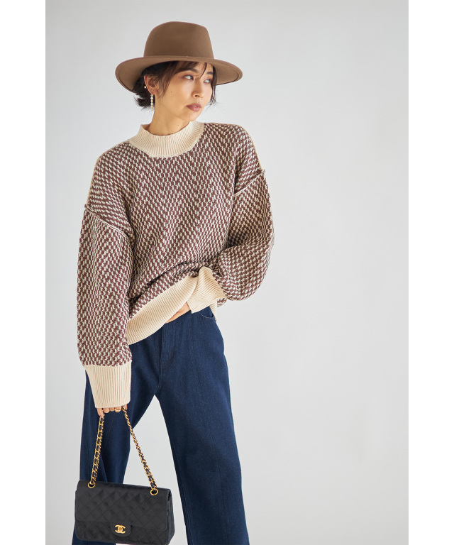 11月5日オフィシャルサイト限定少量再販！ジャガード柄ニットプルオーバー