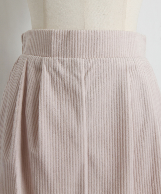 QUNG シレナセンタースリット スカート SK ライトロゼベージュ QUNG