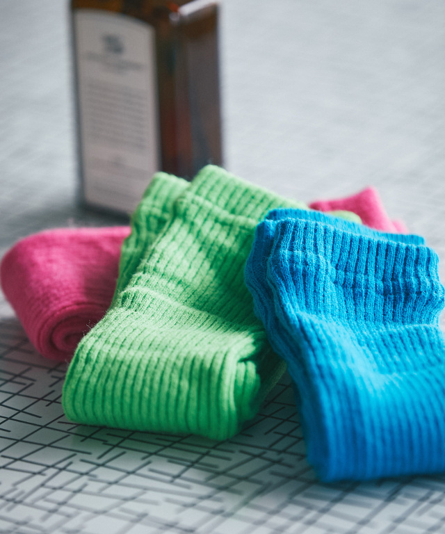 カラーリブアームウォーマー