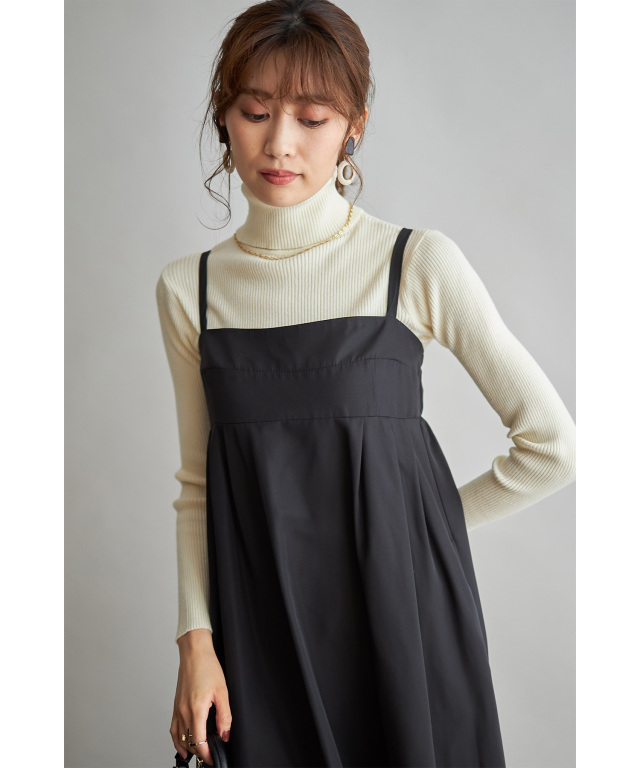 WEB限定】バックシャーリングキャミワンピース