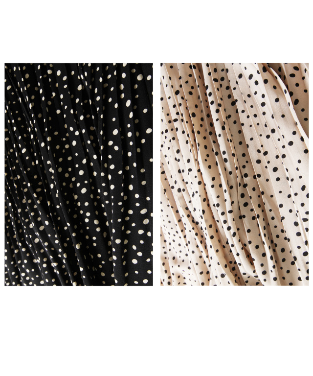 NOBLE アソートドットプリントナローリボンワンピース NOBLE アソート