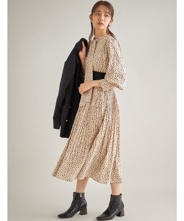 WEB限定】ドットリボンワンピース