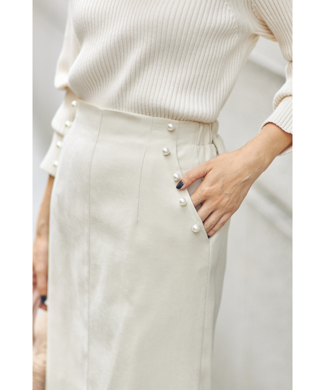 PEARL GATES ホワイトスカート M PGG】【直営店舗&公式オンライン限定】 TEXBRID ハイゲージ天竺