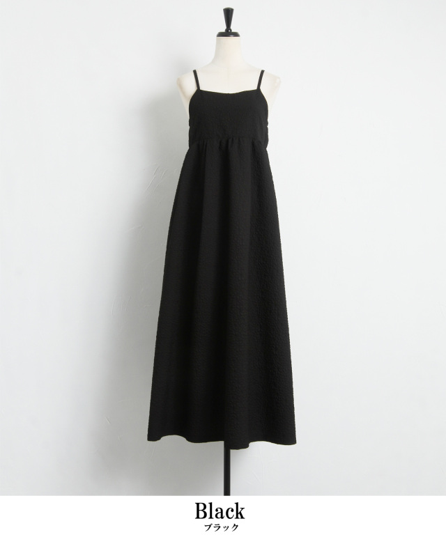 matumo unminou♥新品未使用 ふくれジャガードワンピース callautiaふくれジャガードダブル肩紐キャミワンピース[品番