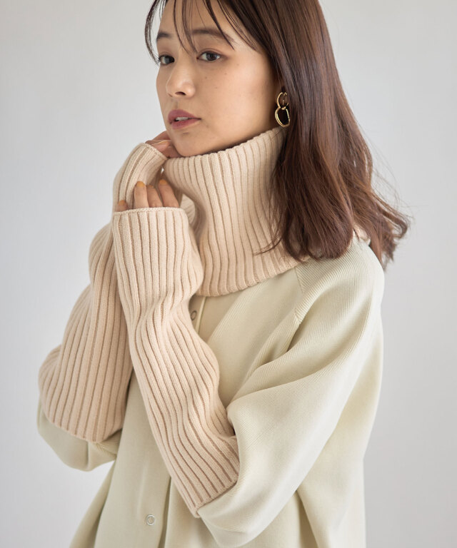 12月28日オフィシャルサイト限定再販！リブネックウォーマー＆リブアームウォーマー
