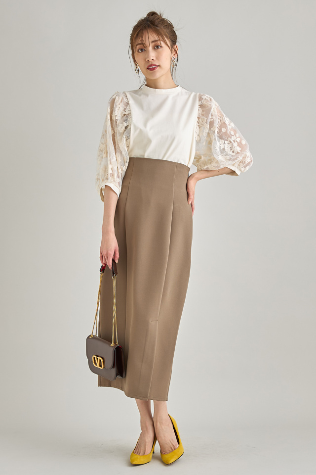 Bonjour ボンジュールIndigo Tulle Gold Heart