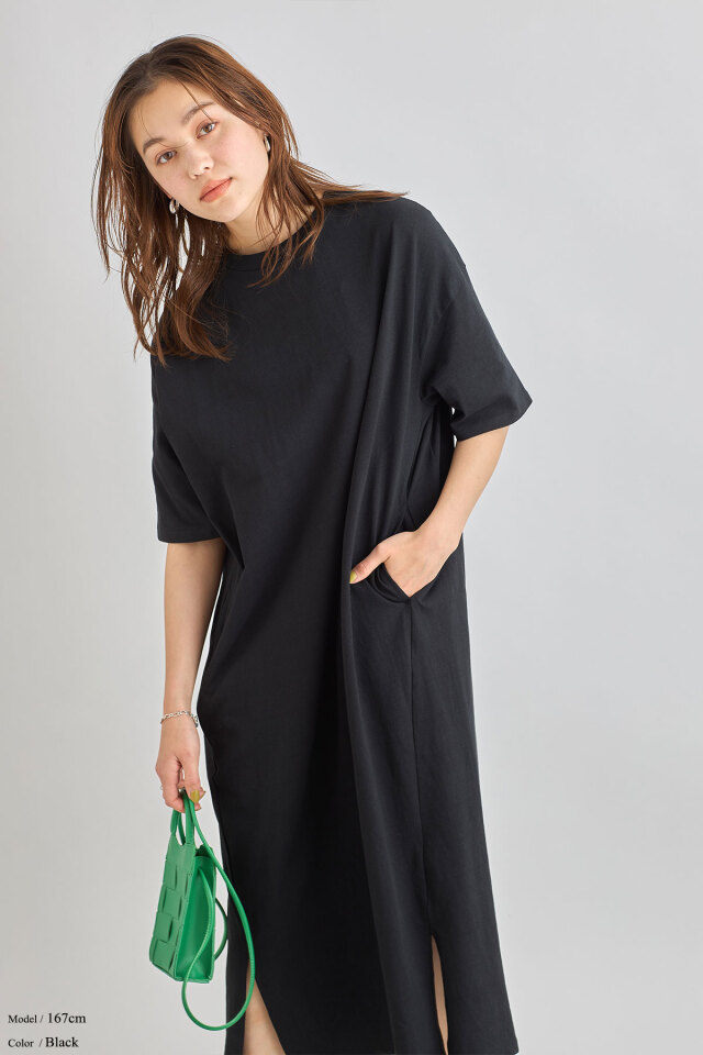 WEB限定】ビッグTシャツロングワンピース