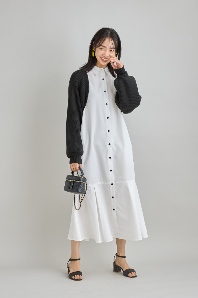 ルネ Rene フード付き ボレロ カーディガン ショート丈 羽織り 白 36 ルネ Rene フード付き ボレロ カーディガン ショート丈 羽織り