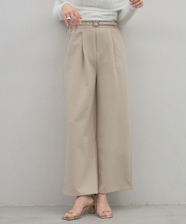ツイルワイドパンツ