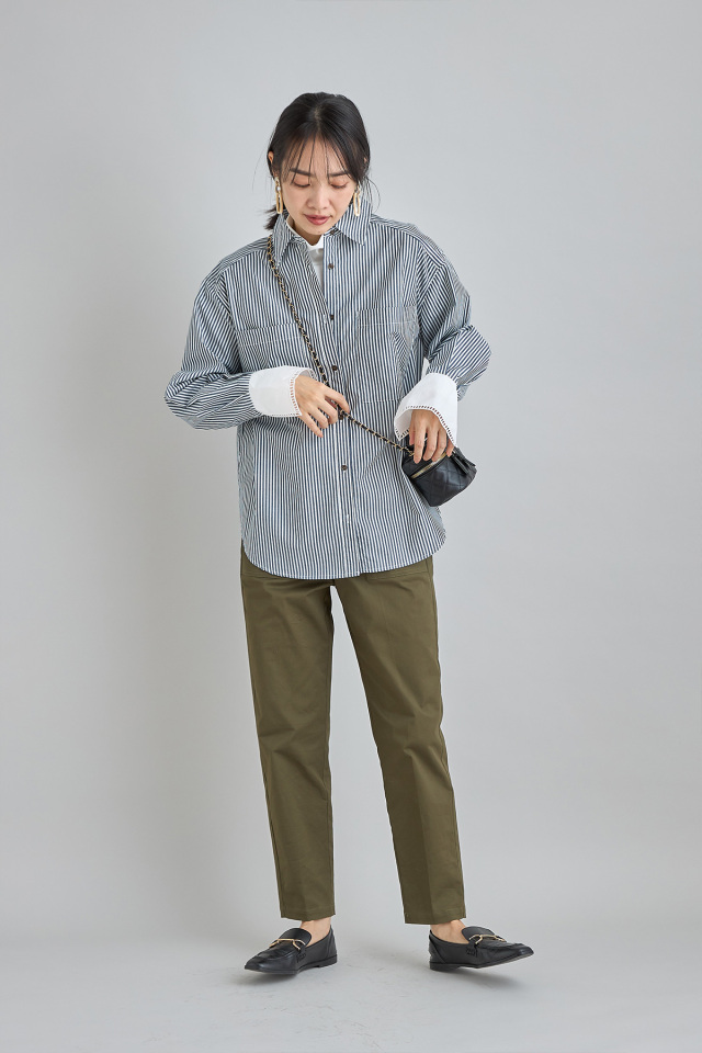 撥水加工カフスデザインシャツ