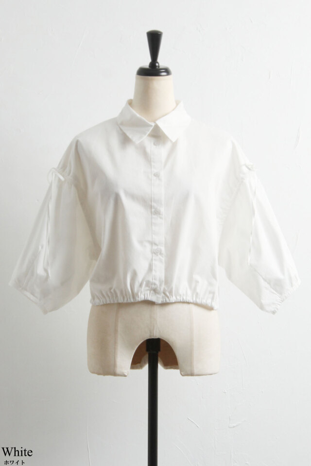 WEB限定】袖リボンブラウス