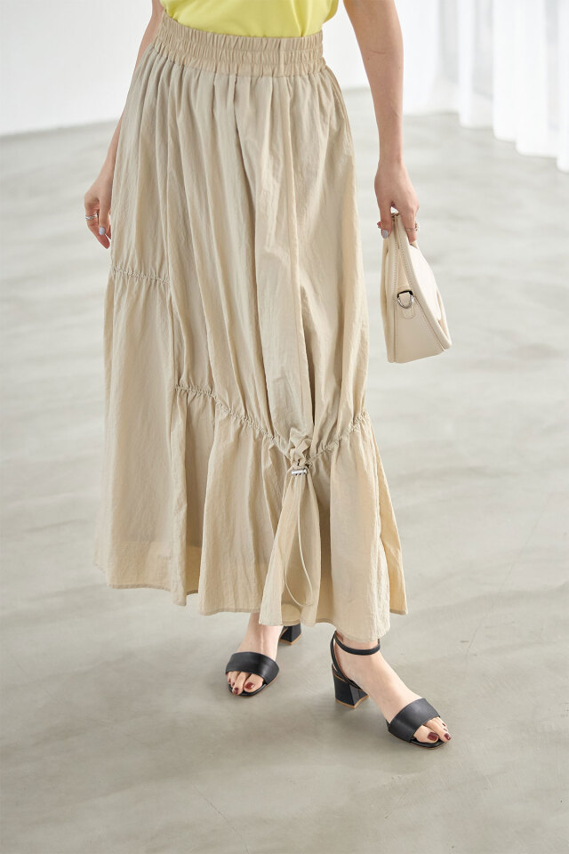 なる様　印半纏のスカート Twisted Skirt