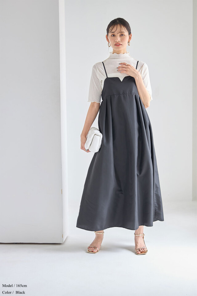 ソフトタックキャミワンピース※一部店舗のみ入荷