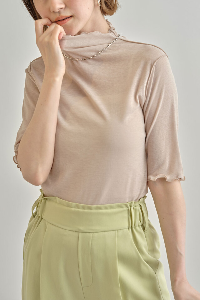 新品★ Spick & Span シアーハイネックプルオーバー シアーハイネックプルオーバー（Tシャツ/カットソー）｜Spick