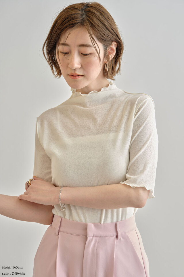 archivio UVカット ハイネック半袖 38 archivio UVカット ハイネック半袖 38
