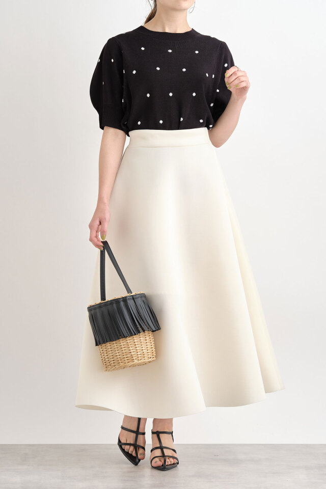 OHGA マーガレットニットトップス ODAKHA（オダカ）の「ODAKHA / short margaret knit(ショート丈