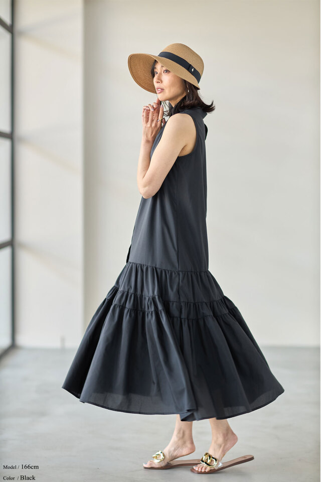 WEB限定】前後2Wayティアードワンピース