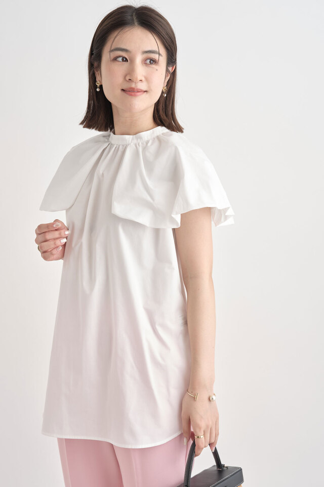ebure バルーンスリーブ　半袖　トレーナー 145-156167-00228-11.jpg