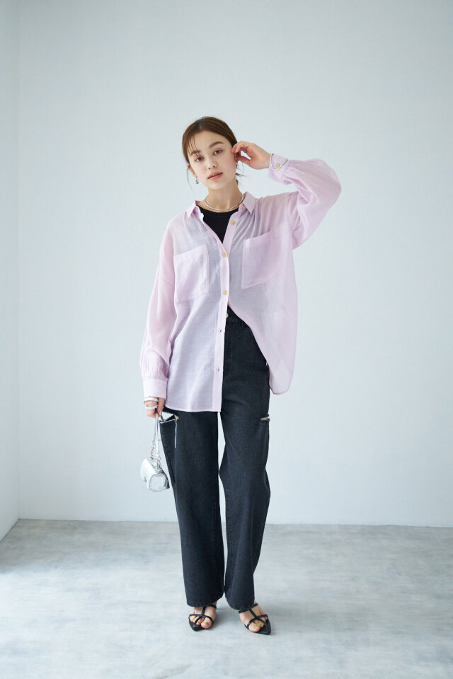 売れ筋商品|||ヤス シャツ レディース トップス YASMAYA - Blouse - birch シャツ レディース トップス 半袖 アロハシャツ 柄シャツ 襟付き