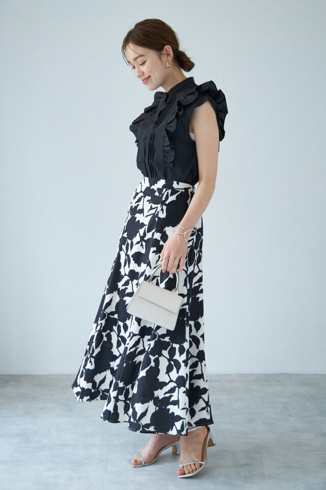 WEB限定】リゾートフラワースカート