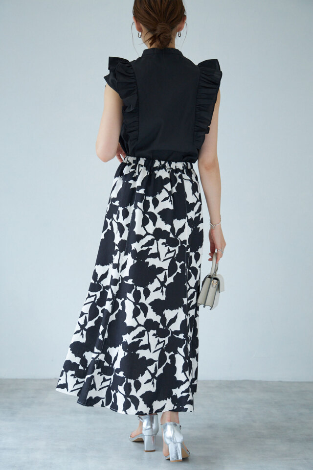 WEB限定】リゾートフラワースカート