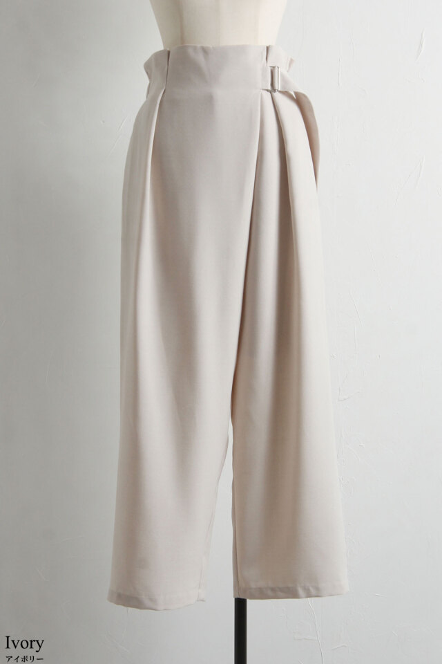 WEB限定】アシメラップパンツ