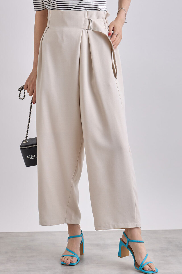 WEB限定】アシメラップパンツ