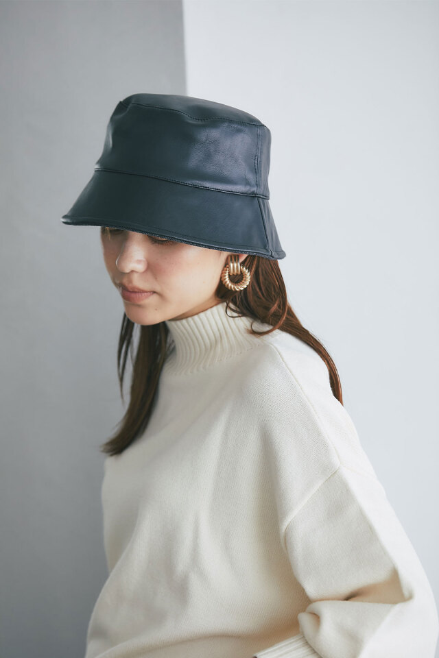 フェイクウールリバーシブルバケットハット※一部店舗のみ入荷