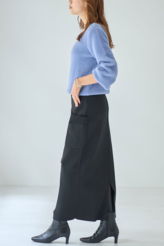 WEB限定】サイドポケットストレートスカート