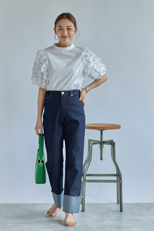 新品】poppy tokyo フリルスリーブブラウス トップス - トップス