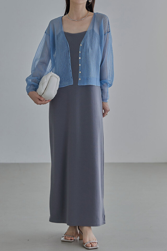 シアーニットカーディガン※一部店舗のみ入荷