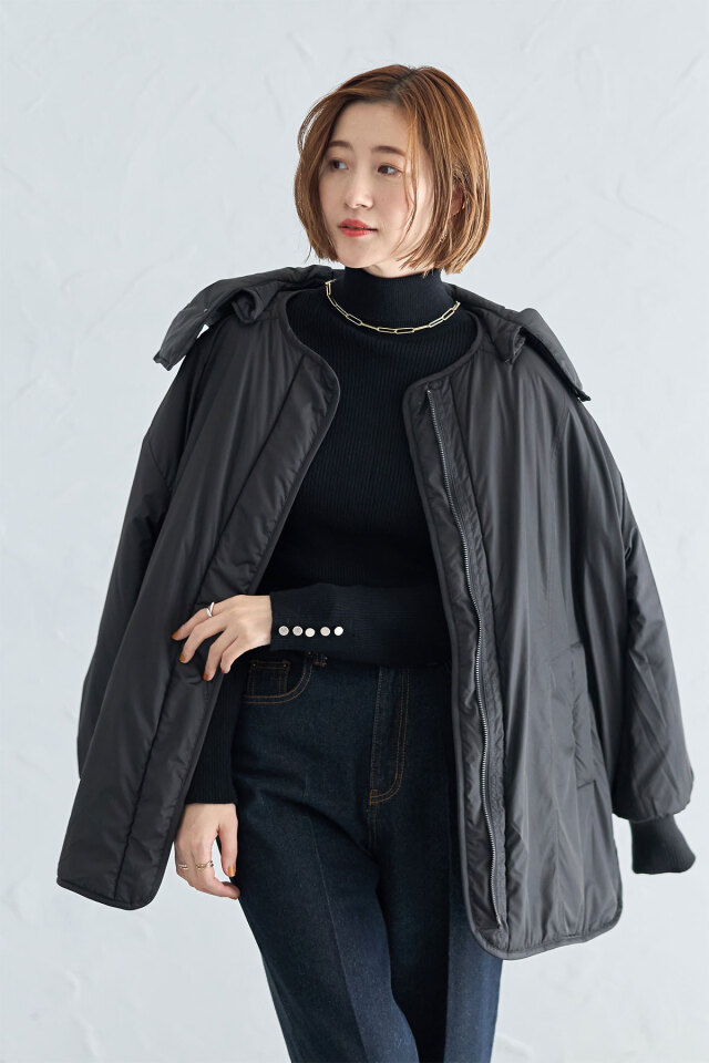 超美品 23区 キルティング ライナー付き マルチウェイ コート 38