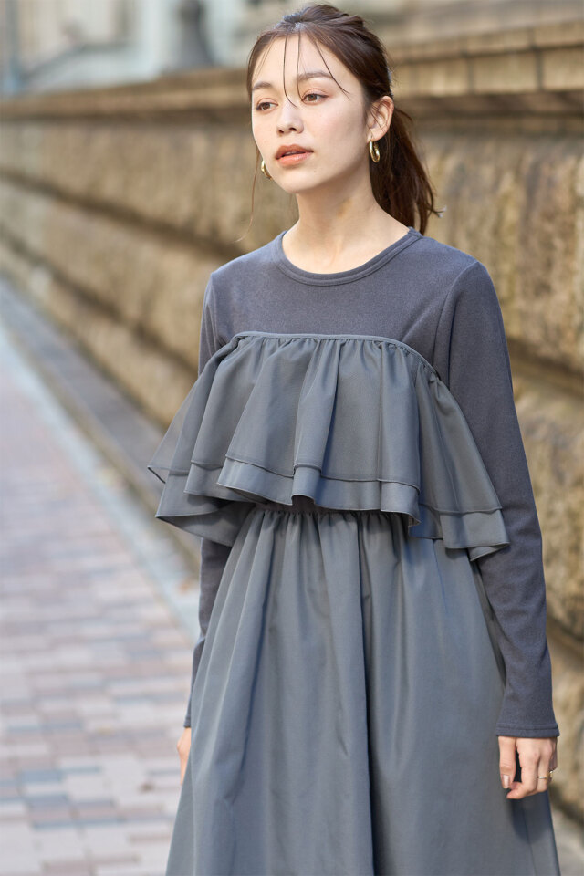 WEB限定】マルチWAYケープワンピース