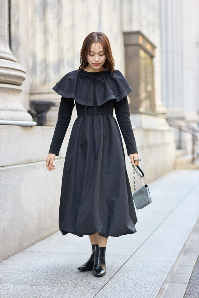 WEB限定】マルチWAYケープワンピース