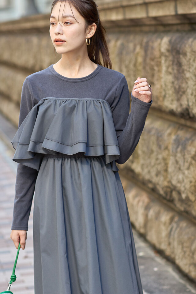 WEB限定】マルチWAYケープワンピース