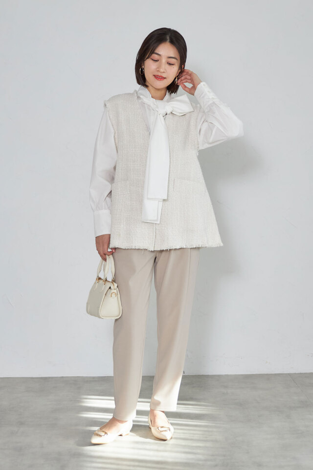 NEIGHBORHOOD 21SS タック入りテーパードパンツ インディゴ デニムパンツ】ゆったりかっこいい美シルエット テーパード