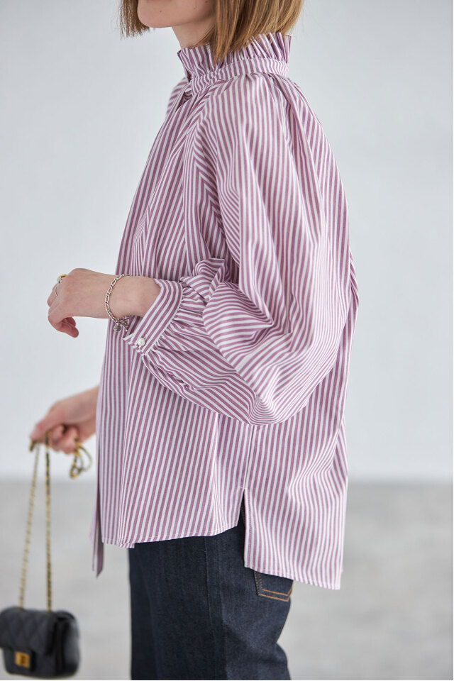 ストライプボウタイチュニック※一部店舗のみ入荷