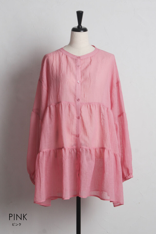 【モッツァレラ】 セントルーニー　ジャガードティアードチュニック ティアード チュニック レディース[品番：GW000004582]｜Growing