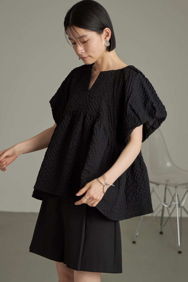 バルーン袖サッカーブラウス※一部店舗のみ入荷