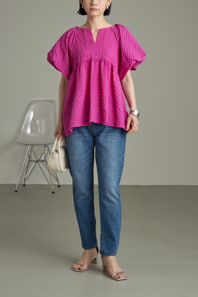 romile バルーンブラウス BALLOON TUNIC（WHITE） | romile