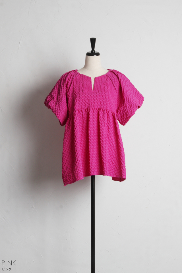 バルーン袖サッカーブラウス※一部店舗のみ入荷