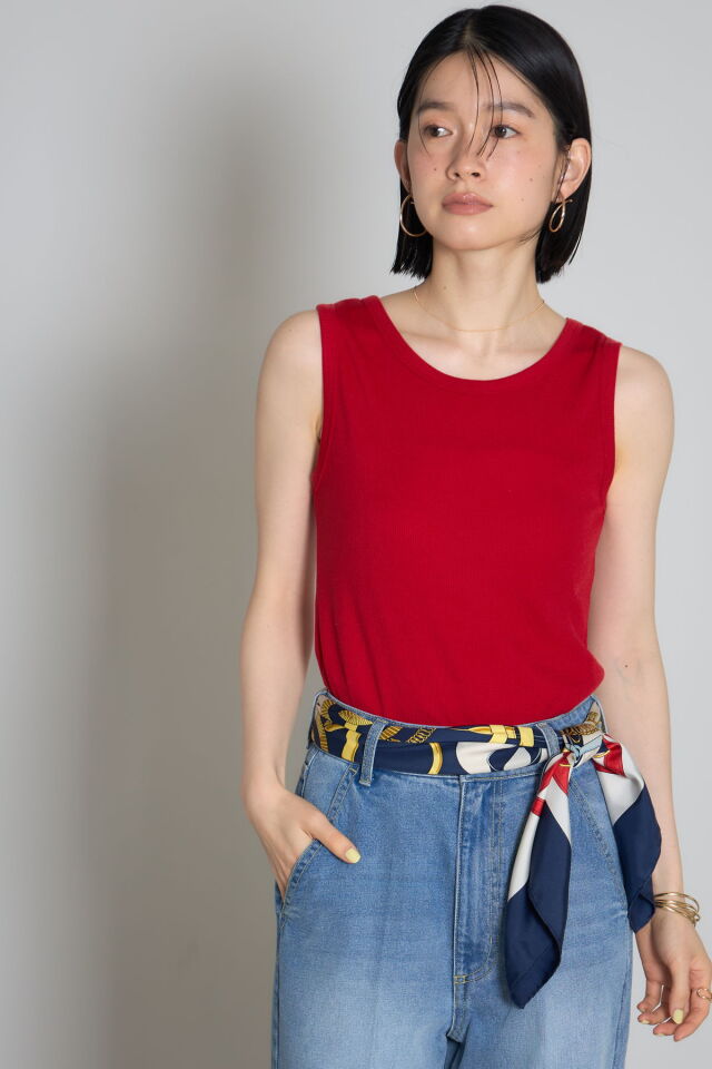 TAN タンクトップ アメリカンスリーブタンクトップ※一部店舗のみ入荷